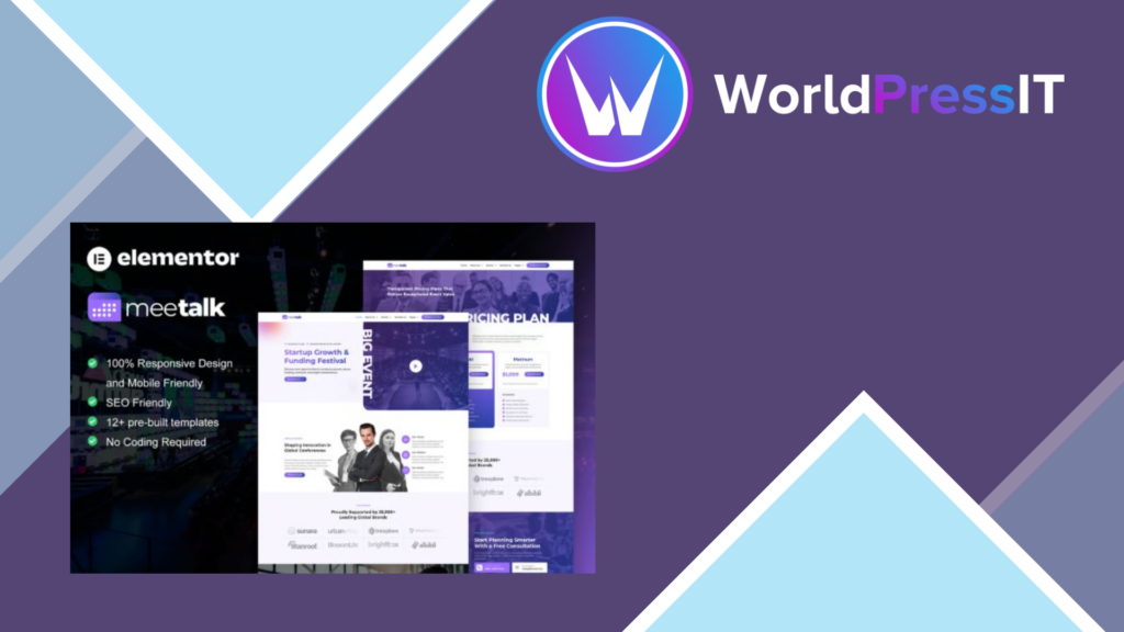 Meetalk – Event and Conference Elementor Pro Template Kit
