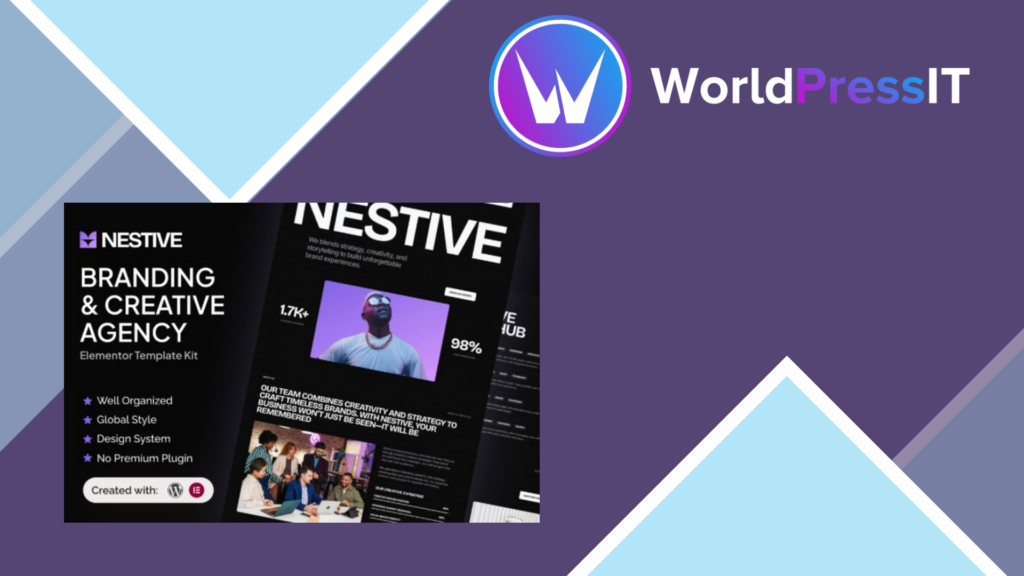 Nestive – Branding and Creative Agency Elementor Template Kit
