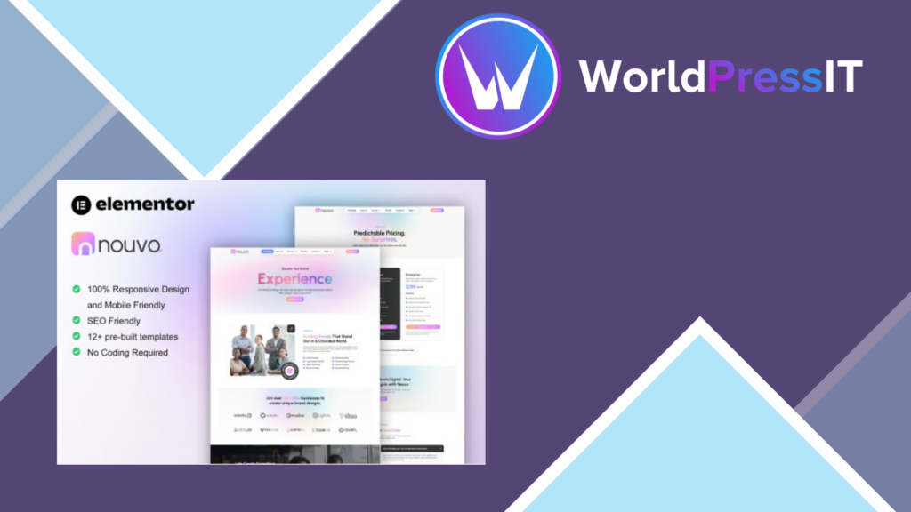 Nouvo – Digital Marketing Agency Elementor Pro Template Kit