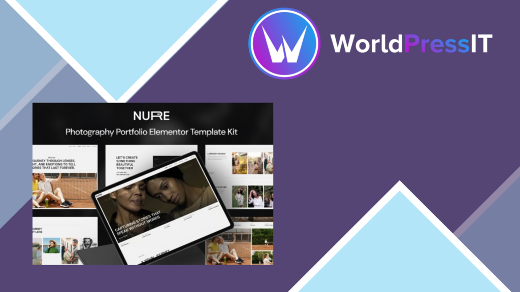Nure – Photography Portfolio Elementor Template Kit