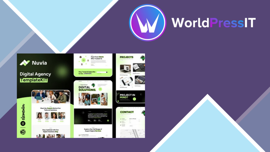 Nuvia – Digital Agency Elementor Template Kit