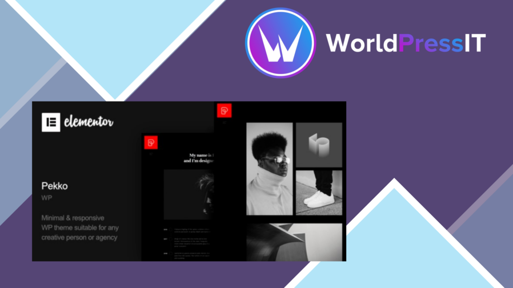 Pekko - Minimal Dark WordPress Theme