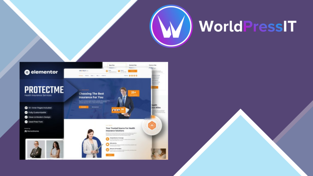Protectme – Health Insurance Elementor Template Kit