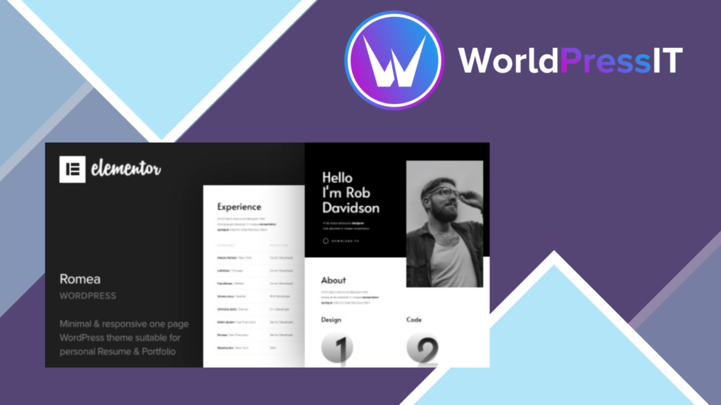 Romea - Personal Portfolio WordPress Theme