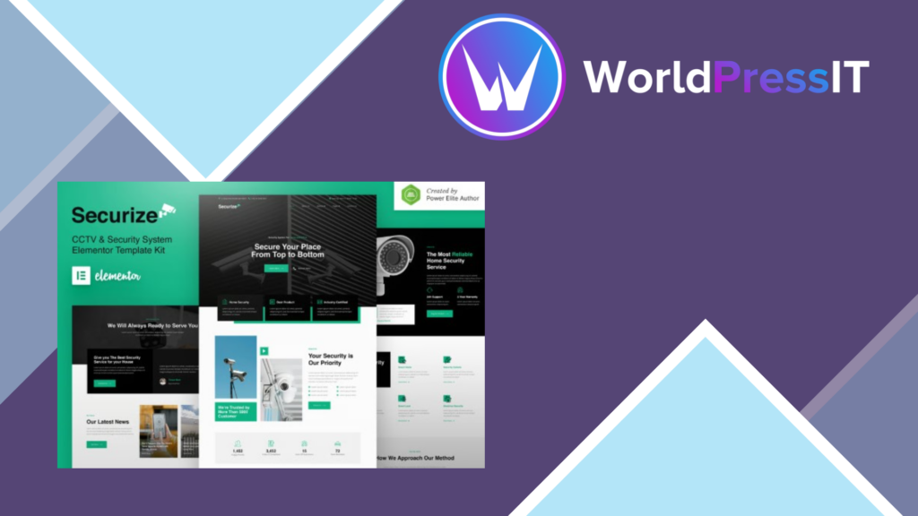 Securize – CCTV and Security Elementor Template Kit