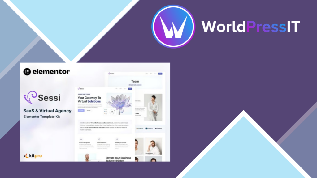Sessi – Saas and Virtual Agency Elementor Template Kit