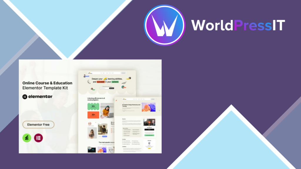 Studiez – Online Course and Education Elementor Template Kit