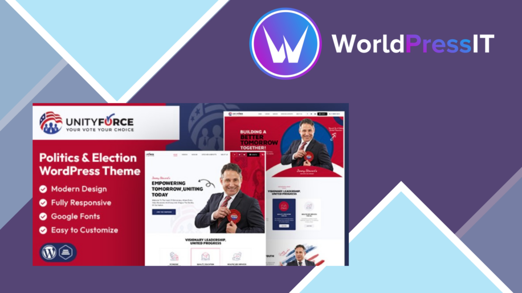 UnityForce | Politics and Election WordPress Theme