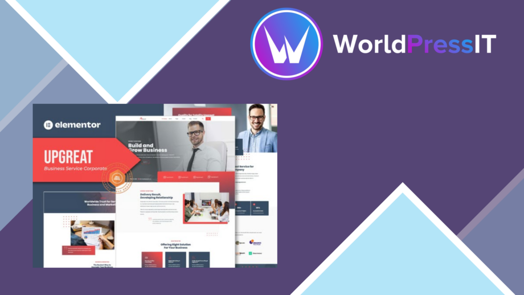 Upgreat – Business Service Corporate Elementor Template Kit