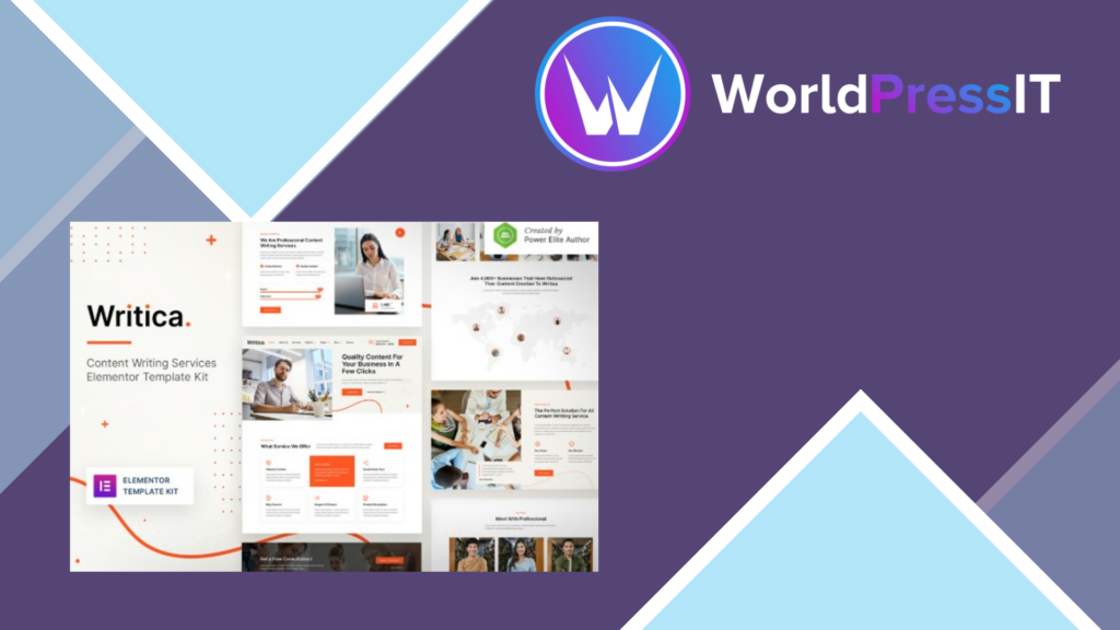 Writica – Content Writing Services Elementor Template Kit