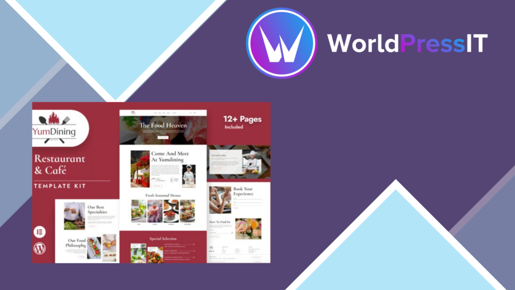 Yumdining – Restaurant and Café Elementor Template Kit