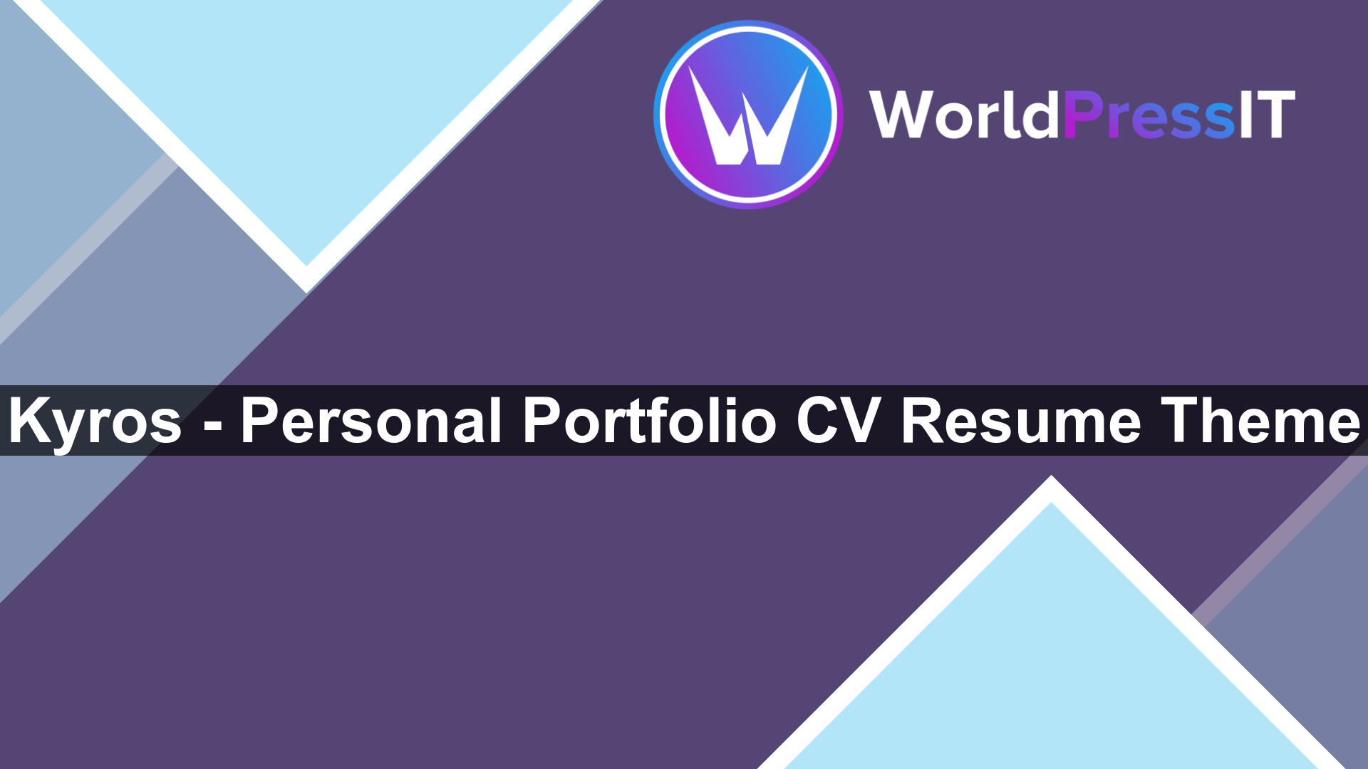 Kyros – Personal Portfolio CV Resume Theme - WorldPress IT