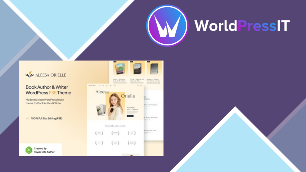 Aleesa – Book Author and Writer Gutenverse WP Theme1.0.1 Aleesa – Book Author and Writer Gutenverse WP Theme