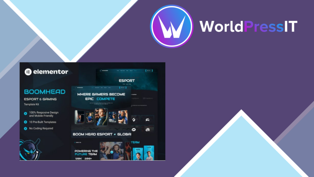 BoomHead – Esport and Gaming Elementor Template KitLatest BoomHead – Esport and Gaming Elementor Template Kit