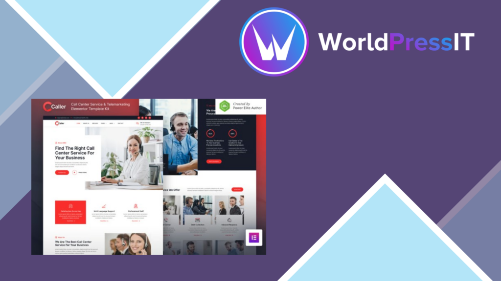 Callerr – Call Center Service and Telemarketing Elementor Template KitLatest Callerr – Call Center Service and Telemarketing Elementor Template Kit