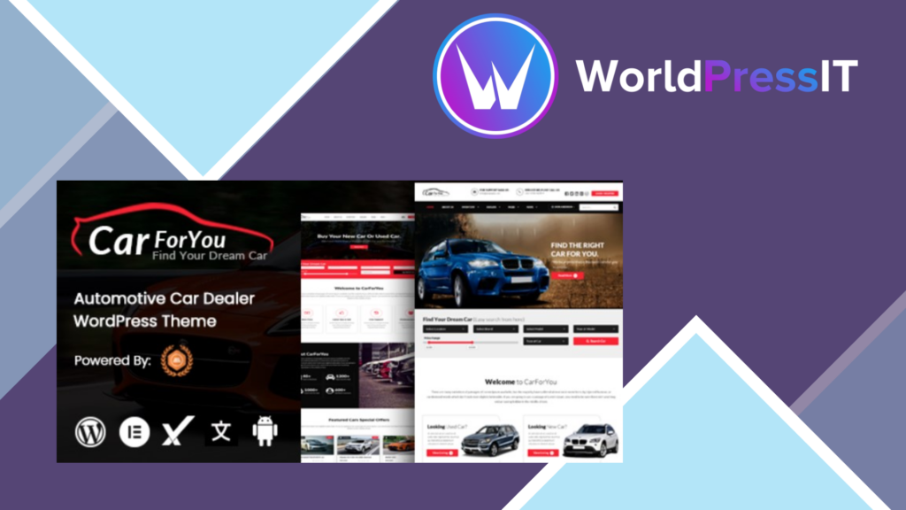 CarForYou - Automotive Car Dealer WordPress Theme