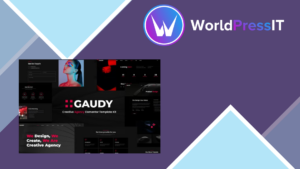 Gaudy – Dark Digital Agency Elementor Template Kit