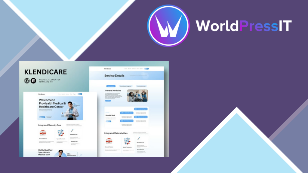 Klendicare – Medical Elementor Template Kit