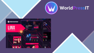 Linx – Esport and Gaming Elementor Template Kit