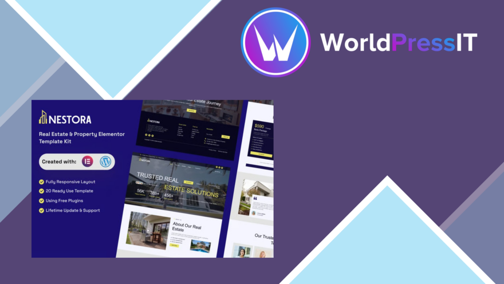 Nestora – Real Estate and Property Elementor Template Kit
