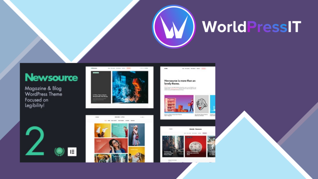 Newsource - Multi-Concept Blog and Magazine WordPress Theme