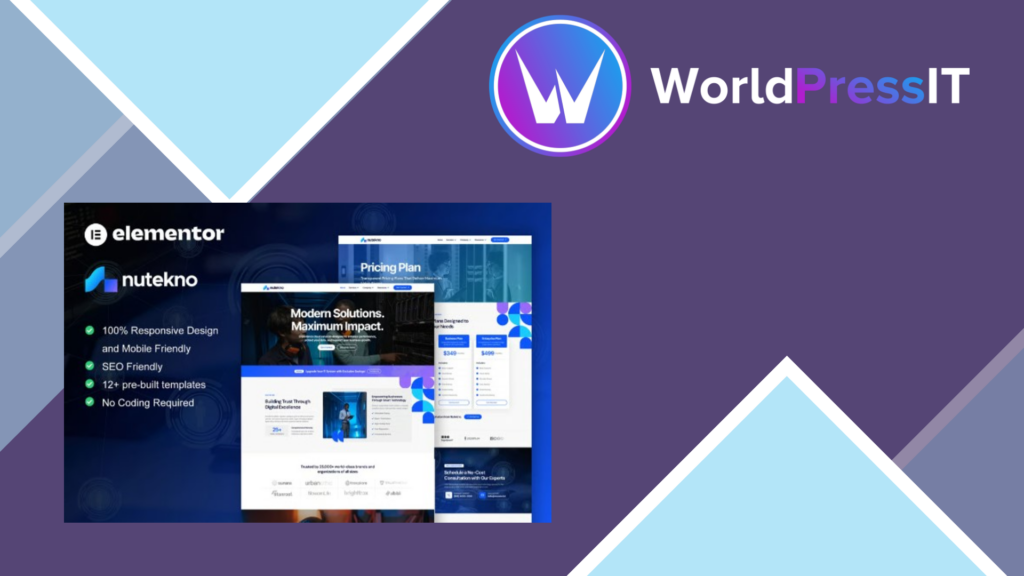 Nutekno – IT Services Company Elementor Pro Template KitLatest Nutekno – IT Services Company Elementor Pro Template Kit
