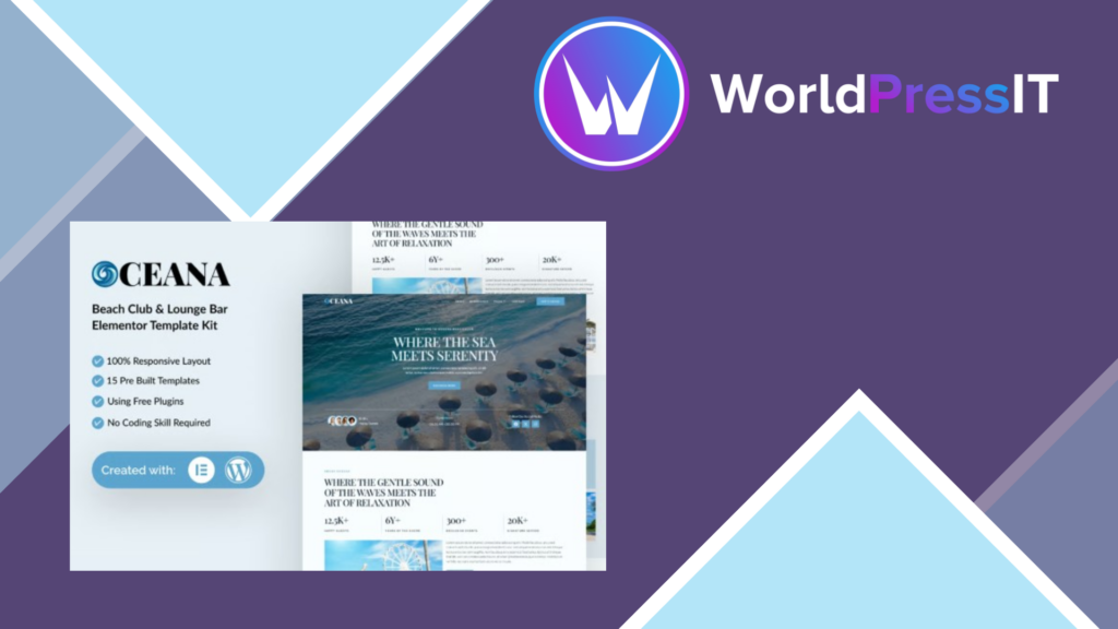 Oceana – Beach Club Lounge Bar and Resort Elementor Template KitLatest Oceana – Beach Club Lounge Bar and Resort Elementor Template Kit