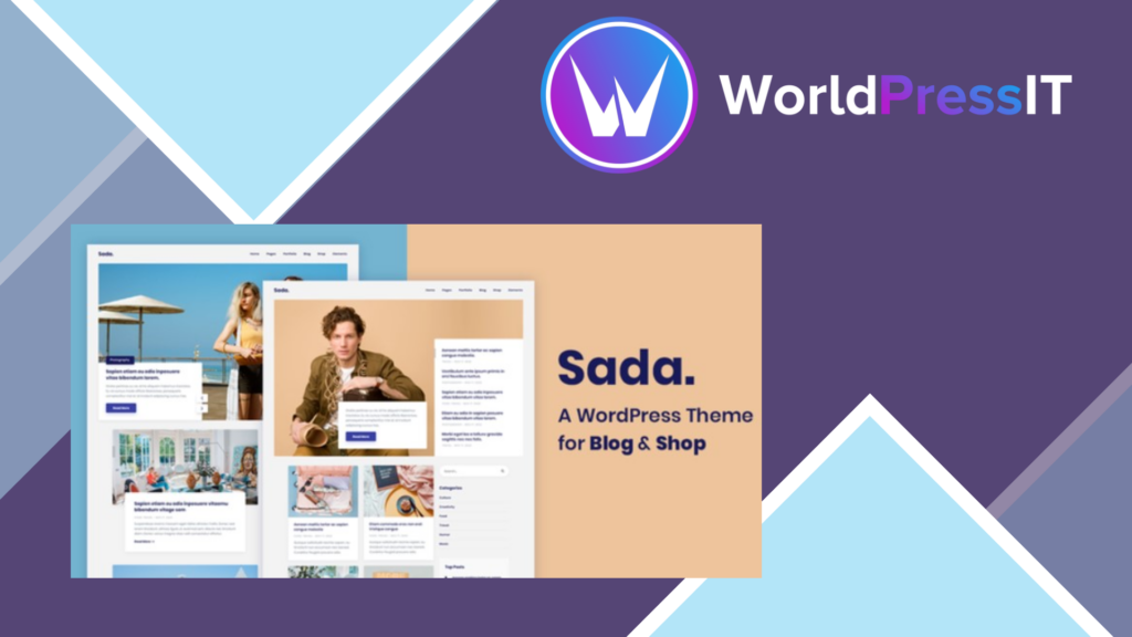 Sada - A WordPress Theme For Blog and Shop