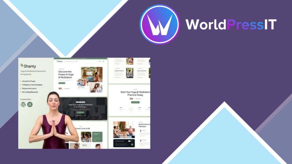 Shanty – Yoga and Meditation Elementor Template KitLatest Shanty – Yoga and Meditation Elementor Template Kit