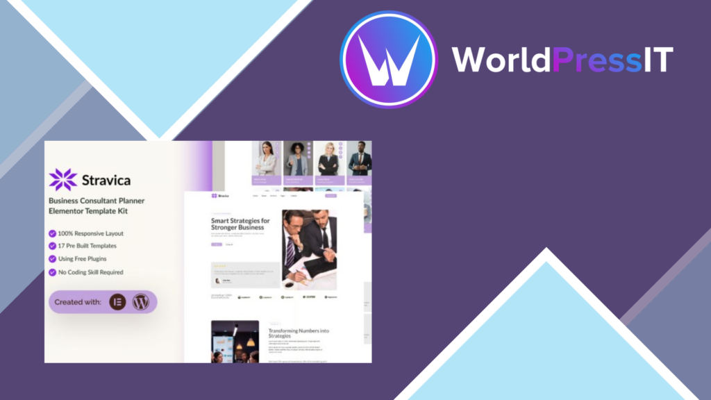 Stravica – Business Consultant Elementor Template Kit