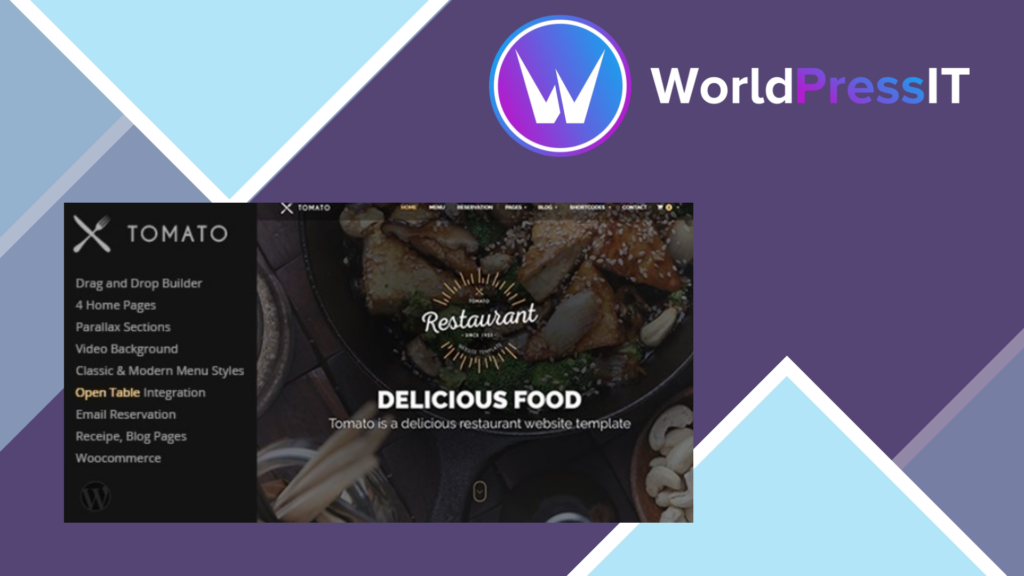 Tomato - Restaurant, Cafe, Espresso WordPress Theme