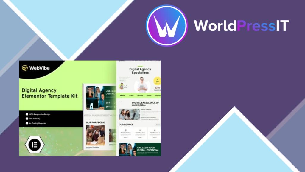 Webvibe – Digital Agency Elementor Template Kit