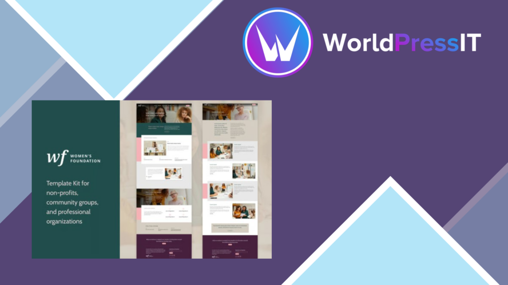 Women’s Foundation | Non-Profit WordPress Elementor Template Kit