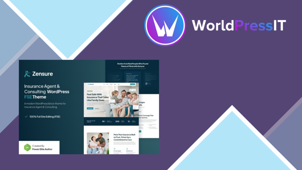 Zensure – Insurance Agent Gutenverse FSE WP Theme1.0.0 Zensure – Insurance Agent Gutenverse FSE WP Theme