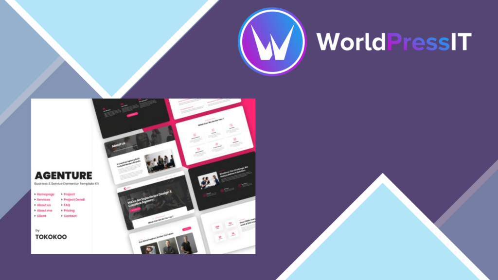 Agenture | Digital Agency and Startup Elementor Template Kit