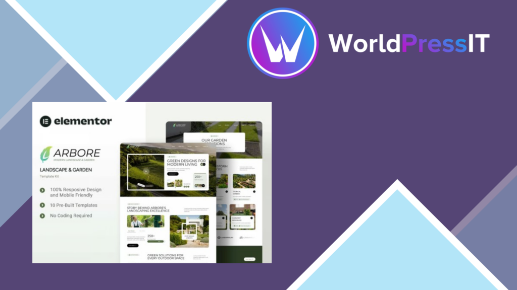 Arbore – Landscape and Garden Elementor Template Kit