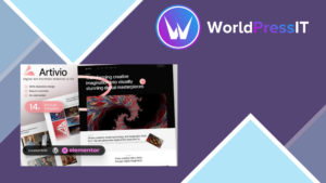 Artivio – Digital Art Portfolio Elementor Template Kit