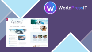 Coastal Travel and Surf Grunge Template Kit