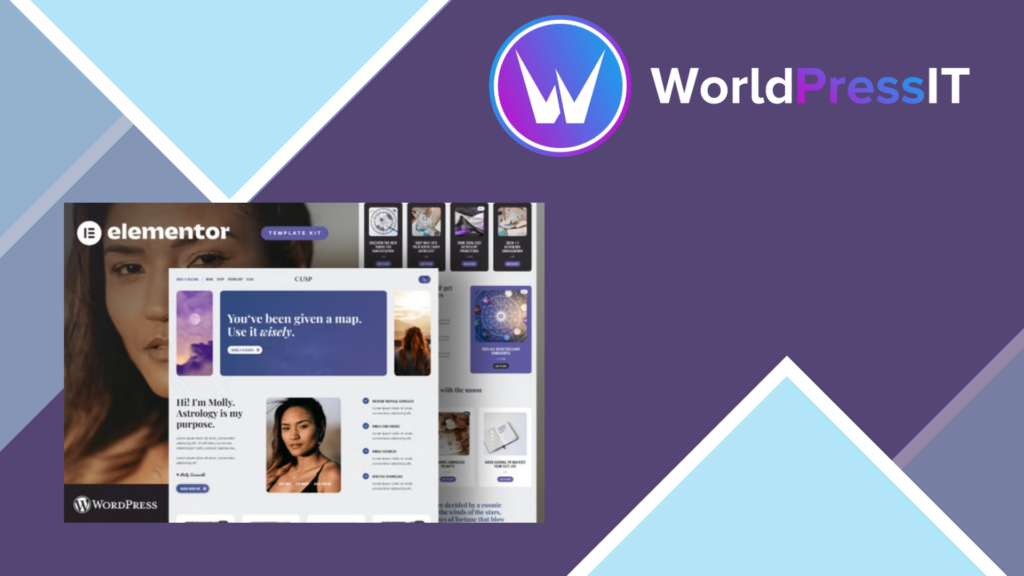 Cusp – Astrology and Horoscope Elementor Pro Template Kit