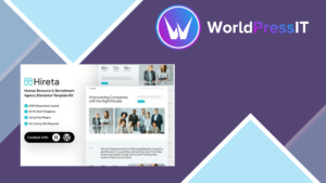 Hireta – Human Resource and Recruitment Agency Elementor Template Kit