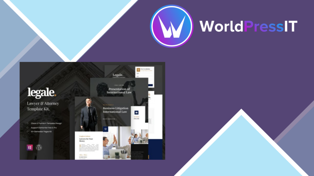 Legale – Lawyer and Law Firm Template Kit