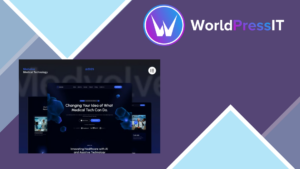 Medvolve – Dark Medical Assistive Technology Website Elementor Template Kits