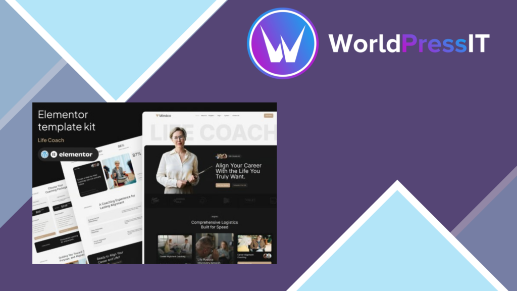 Mindco – Life Coach and Counseling Elementor Template Kit