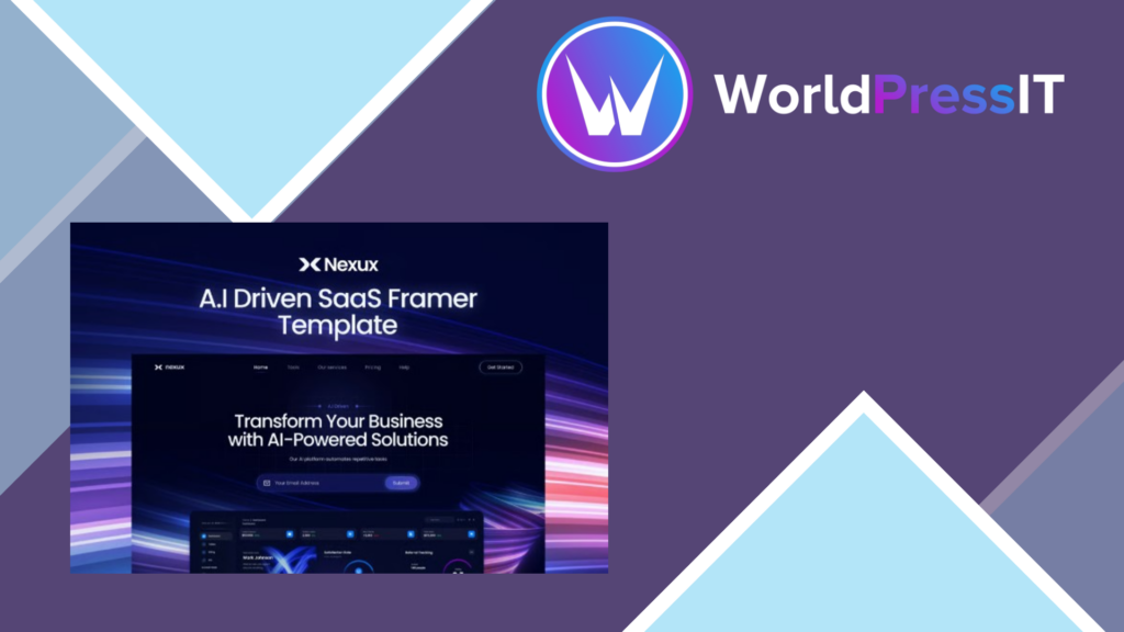 Nexux – AI Saas Landing Page WordPress Theme