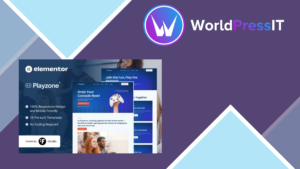 Playzone – Game Rental and Device Care Elementor Template Kit