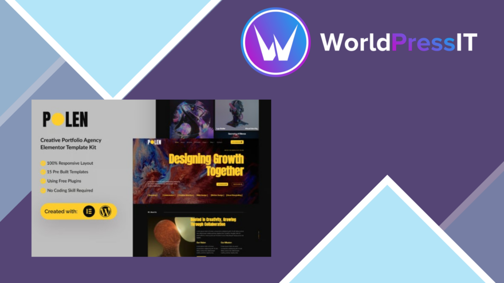 Polen – Creative Portfolio Resume Elementor Template Kit