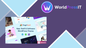 ProgriSaaS – Creative Landing Page WordPress Theme