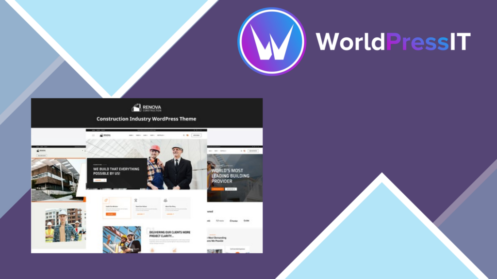 Renova – Construction Industry WordPress Theme