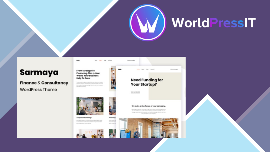 Sarmaya - Finance and Consultancy WordPress Theme
