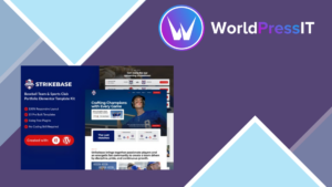 StrikeBase – Baseball Team and Sport Club Elemtor Template Kit